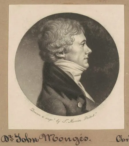 John Armentaire Monges, by Charles Balthazar Julien Févret de Saint-Mémin