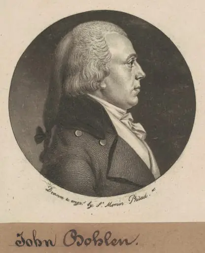 John Bohlen, by Charles Balthazar Julien Févret de Saint-Mémin