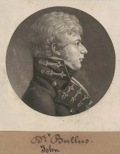 John Bullus, by Charles Balthazar Julien Févret de Saint-Mémin