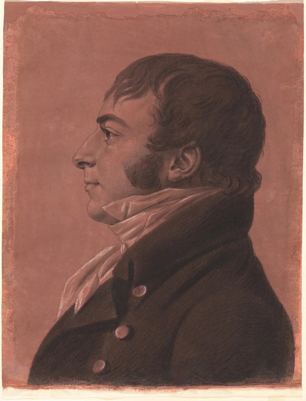 John Carlyle Herbert, by Charles Balthazar Julien Févret de Saint-Mémin, charcoal, 1807