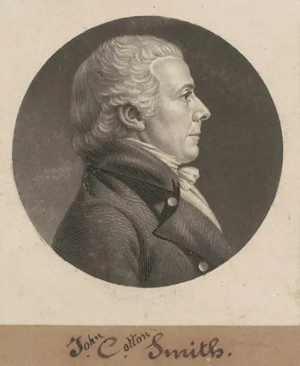 John Cotton Smith, by Charles Balthazar Julien Févret de Saint-Mémin