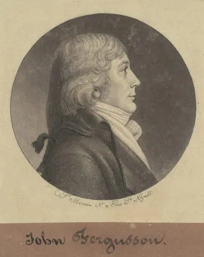 John Ferguson, by Charles Balthazar Julien Févret de Saint-Mémin