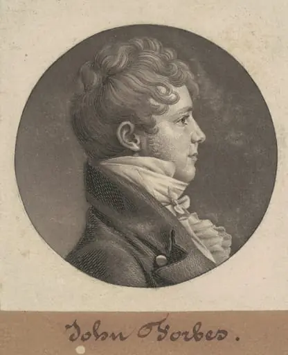John Goddard, by Charles Balthazar Julien Févret de Saint-Mémin