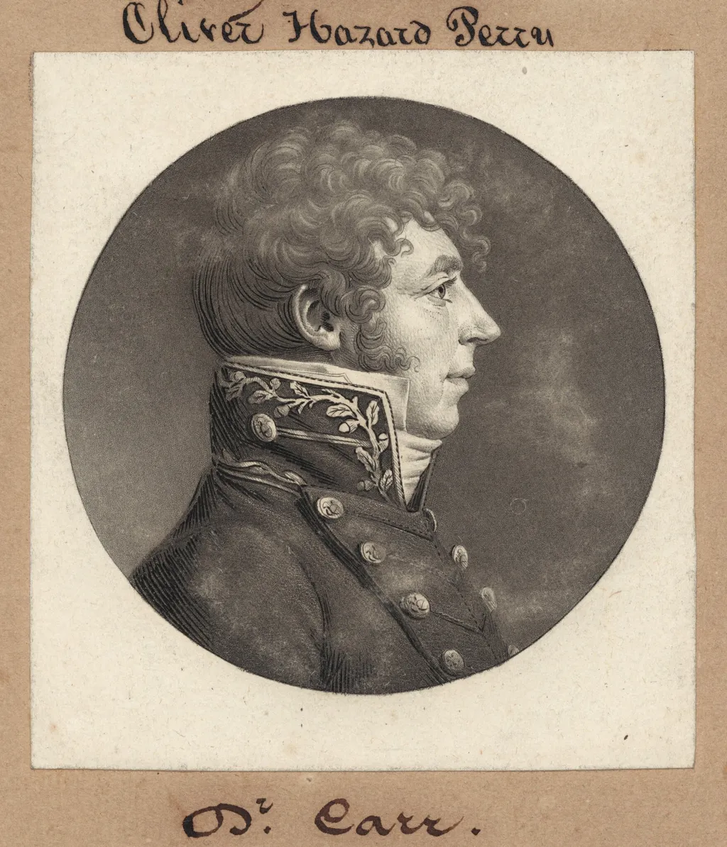 John H. Carr, by Charles Balthazar Julien Févret de Saint-Mémin, ink, 1810