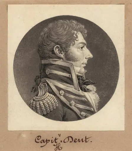 John Herbert Dent, by Charles Balthazar Julien Févret de Saint-Mémin