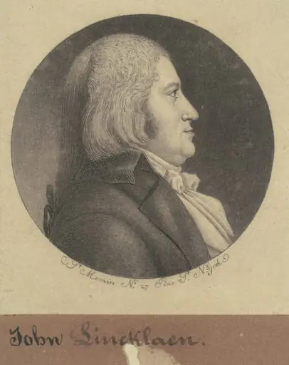 John Lincklaen, by Charles Balthazar Julien Févret de Saint-Mémin