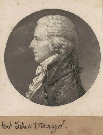 John Mayo II, by Charles Balthazar Julien Févret de Saint-Mémin