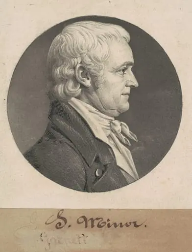 John Minor III, by Charles Balthazar Julien Févret de Saint-Mémin