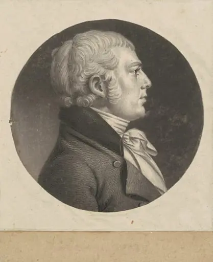 John Moore White, by Charles Balthazar Julien Févret de Saint-Mémin