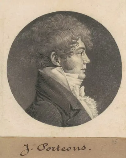 John Porteous, by Charles Balthazar Julien Févret de Saint-Mémin