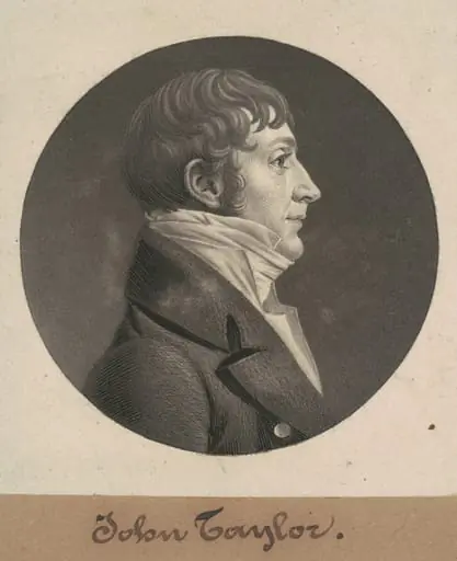 John Taylor, by Charles Balthazar Julien Févret de Saint-Mémin