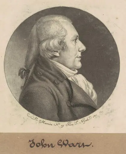 John Wart, by Charles Balthazar Julien Févret de Saint-Mémin