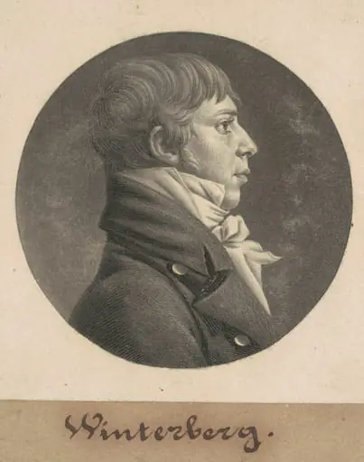 John Winterberry, by Charles Balthazar Julien Févret de Saint-Mémin