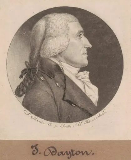 Jonathan Dayton, by Charles Balthazar Julien Févret de Saint-Mémin