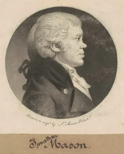 Jonathan Mason, by Charles Balthazar Julien Févret de Saint-Mémin