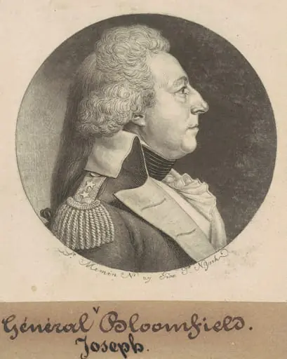 Joseph Bloomfield, by Charles Balthazar Julien Févret de Saint-Mémin