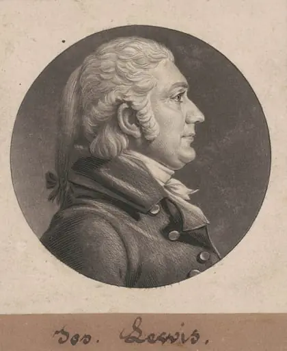 Joseph C. Lewis II, by Charles Balthazar Julien Févret de Saint-Mémin