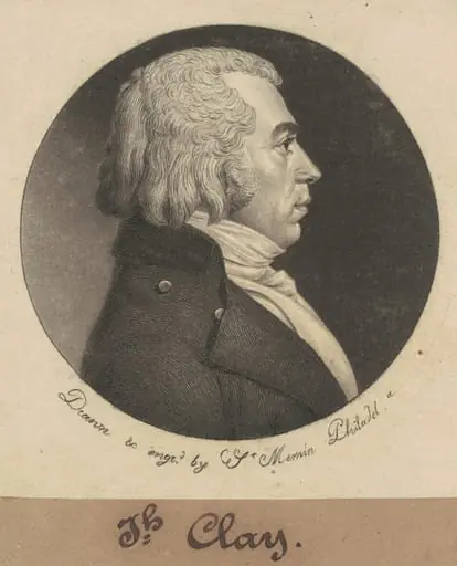 Joseph Clay, by Charles Balthazar Julien Févret de Saint-Mémin