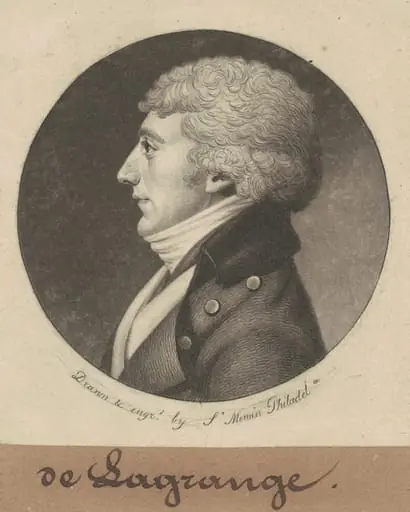 Joseph E. G. M. de la Grange, by Charles Balthazar Julien Févret de Saint-Mémin