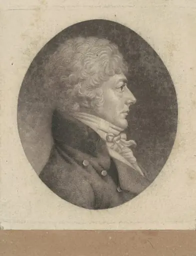 Joseph Forman, by Charles Balthazar Julien Févret de Saint-Mémin