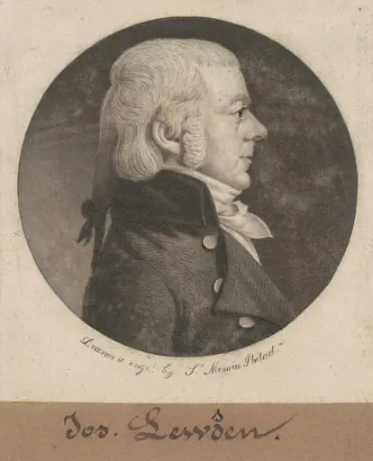 Joseph Lewden, by Charles Balthazar Julien Févret de Saint-Mémin
