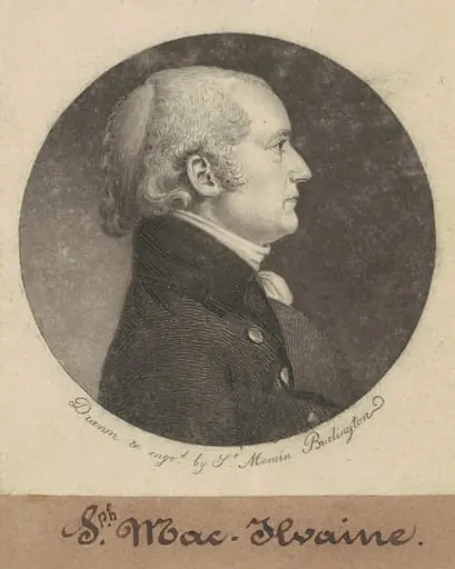 Joseph McIlvaine, by Charles Balthazar Julien Févret de Saint-Mémin