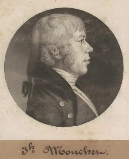 Joseph Mouchet, by Charles Balthazar Julien Févret de Saint-Mémin