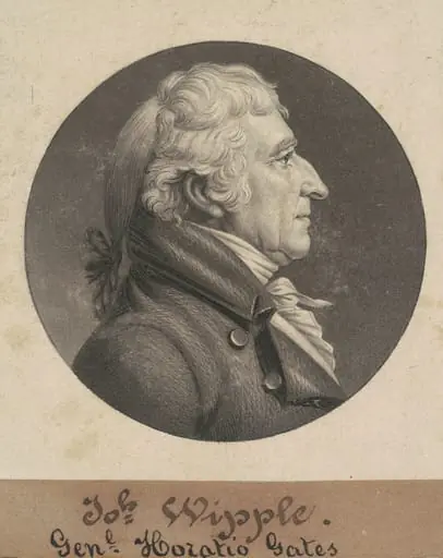 Joseph Whipple, by Charles Balthazar Julien Févret de Saint-Mémin