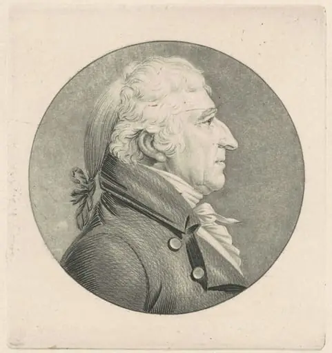 Joseph Whipple, by Charles Balthazar Julien Févret de Saint-Mémin