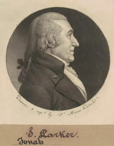 Josiah Parker, by Charles Balthazar Julien Févret de Saint-Mémin