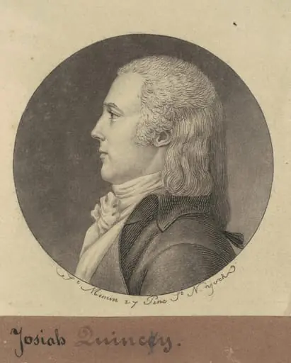 Josiah Quincy, by Charles Balthazar Julien Févret de Saint-Mémin