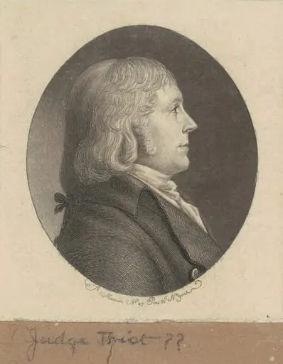Judge Trist, by Charles Balthazar Julien Févret de Saint-Mémin