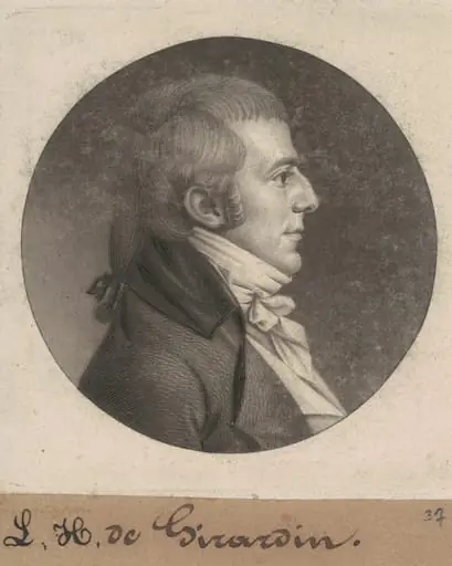 Louis Hue Girardin, by Charles Balthazar Julien Févret de Saint-Mémin