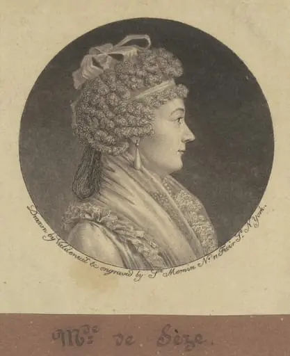 Madame Jean de Sèze, by Charles Balthazar Julien Févret de Saint-Mémin