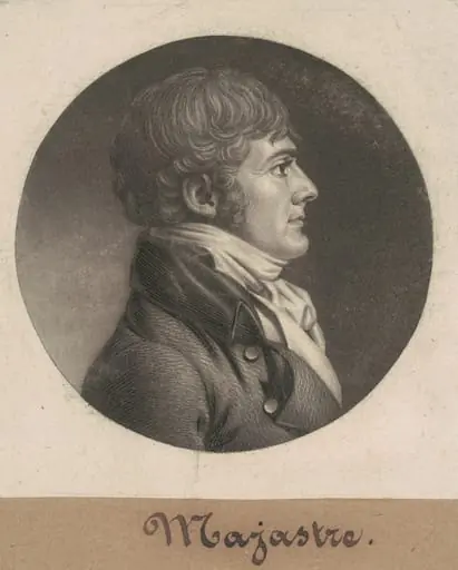 Majastre, by Charles Balthazar Julien Févret de Saint-Mémin