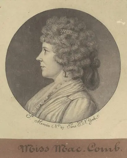 Margaret Marshall Armstrong, by Charles Balthazar Julien Févret de Saint-Mémin