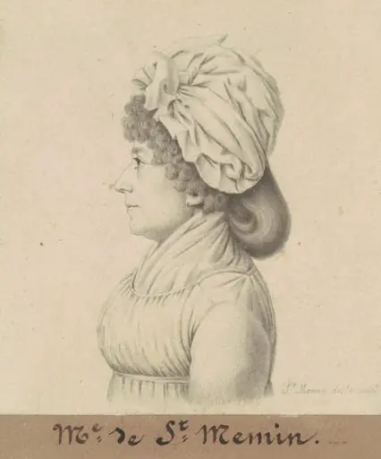 Marie-Victoire Févret de Saint-Mémin, by Charles Balthazar Julien Févret de Saint-Mémin