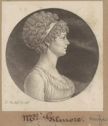 Mary Ann Smith Gilmor, by Charles Balthazar Julien Févret de Saint-Mémin