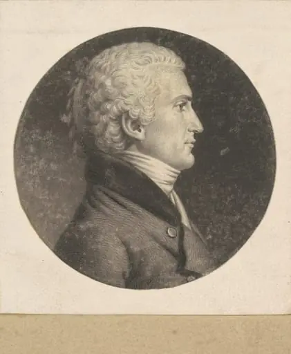 Meriwether Lewis, by Charles Balthazar Julien Févret de Saint-Mémin