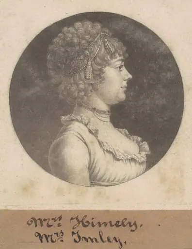 Mrs. James Henderson Imlay, by Charles Balthazar Julien Févret de Saint-Mémin