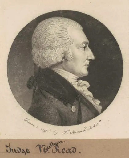 Nathan Read, by Charles Balthazar Julien Févret de Saint-Mémin