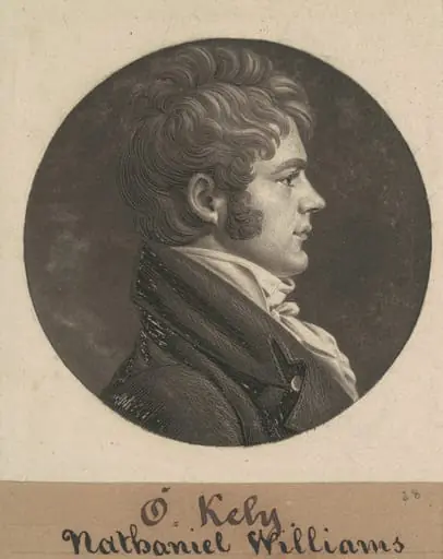 Nathaniel Williams, by Charles Balthazar Julien Févret de Saint-Mémin