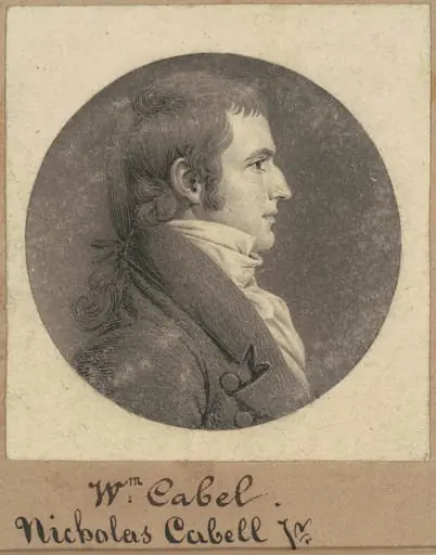 Nicholas Cabell, Jr., by Charles Balthazar Julien Févret de Saint-Mémin
