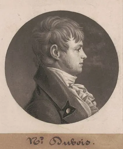 Nicholas DuBois, by Charles Balthazar Julien Févret de Saint-Mémin