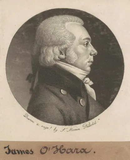 O'Hara, by Charles Balthazar Julien Févret de Saint-Mémin
