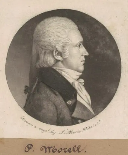 P. Morell, by Charles Balthazar Julien Févret de Saint-Mémin
