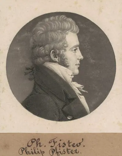 Philip Fister, by Charles Balthazar Julien Févret de Saint-Mémin