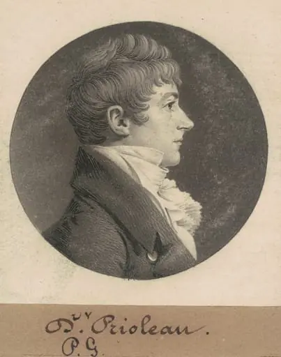 Philip Gendron Prioleau, by Charles Balthazar Julien Févret de Saint-Mémin