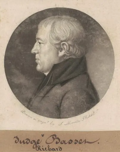 Richard Bassett, by Charles Balthazar Julien Févret de Saint-Mémin