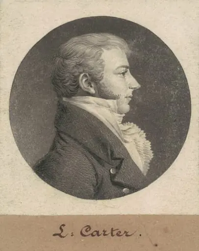 Robert Baylor Carter, by Charles Balthazar Julien Févret de Saint-Mémin